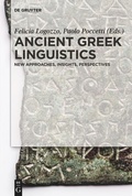 Cover: Ancient Greek Linguistics - De Gruyter