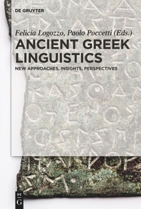 Enlarge image Cover: Ancient Greek Linguistics - De Gruyter