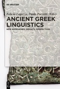 Cover: Ancient Greek Linguistics - De Gruyter