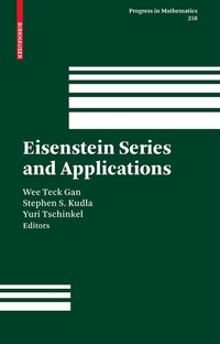 Abbildung von: Eisenstein Series and Applications - Birkhauser Boston Inc