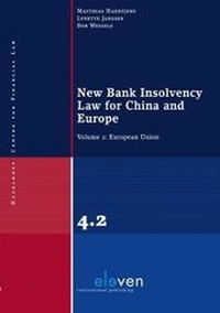 Abbildung von: New Bank Insolvency Law for China and Europe: European Union Volume 2 - Eleven International Publishing