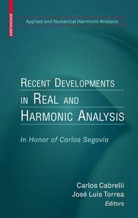 Abbildung von: Recent Developments in Real and Harmonic Analysis - Birkhauser Boston Inc