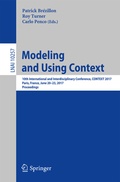 Cover: Modeling and Using Context - Springer