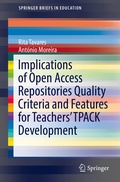 Cover: Implications of Open Access Repositories Quality Criteria and Features for Teachers' TPACK Development - Springer