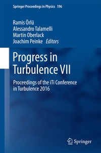 Enlarge image Cover: Progress in Turbulence VII - Springer