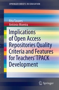 Cover: Implications of Open Access Repositories Quality Criteria and Features for Teachers' TPACK Development - Springer