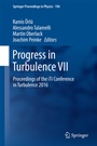 Cover: Progress in Turbulence VII - Springer