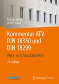 Cover: Kommentar ATV DIN 18 350 und DIN 18 299 - Springer Vieweg
