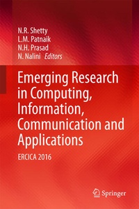 Enlarge image Cover: Emerging Research in Computing, Information, Communication and Applications - Springer