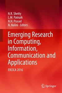 Enlarge image Cover: Emerging Research in Computing, Information, Communication and Applications - Springer