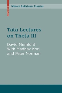 Abbildung von: Tata Lectures on Theta III - Birkhauser Boston Inc