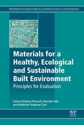 Cover: Materials for a Healthy, Ecological and Sustainable Built Environment - Woodhead Publishing