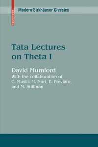 Abbildung von: Tata Lectures on Theta I - Birkhäuser