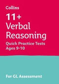 Cover: 11+ Verbal Reasoning Quick Practice Tests Age 9-10 (Year 5) - Letts Educational