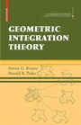 Cover: Geometric Integration Theory - Birkhäuser