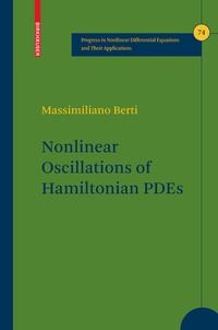 Enlarge image Cover: Nonlinear Oscillations of Hamiltonian PDEs - Birkhäuser