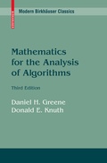 Cover: Mathematics for the Analysis of Algorithms - Birkh&auml;user