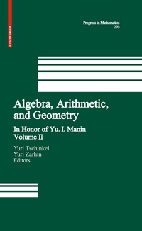 Abbildung von: Algebra, Arithmetic, and Geometry - Birkhauser Boston Inc