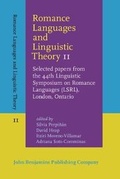 Cover: Romance Languages and Linguistic Theory 11 - John Benjamins Publishing Co
