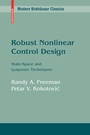 Cover: Robust Nonlinear Control Design - Birkhauser Boston Inc