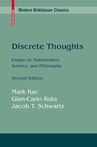 Abbildung von: Discrete Thoughts - Birkhauser Boston Inc