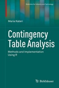 Cover: Contingency Table Analysis - Birkhauser Boston Inc
