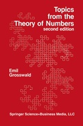Cover: Topics from the Theory of Numbers - Birkhauser Boston Inc
