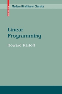 Enlarge image Cover: Linear Programming - Birkhauser Boston Inc