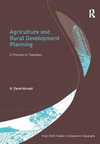 Enlarge image Cover: Agriculture and Rural Development Planning - Routledge