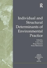 Abbildung von: Individual and Structural Determinants of Environmental Practice - Routledge
