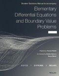 Cover: Elementary Differential Equations and Boundary Value Problems, Student Solutions Manual - Wiley