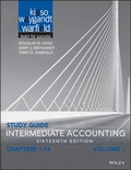 Cover: Study Guide Intermediate Accounting, Volume 1 - Wiley