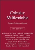Cover: Calculus: Multivariable, 7e Student Solutions Manual - Wiley