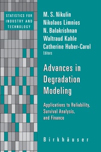 Enlarge image Cover: Advances in Degradation Modeling - Birkhauser Boston Inc