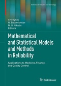 Cover: Mathematical and Statistical Models and Methods in Reliability - Birkh&auml;user