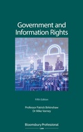 Cover: Government and Information Rights - Bloomsbury Professional
