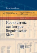 Cover: Kookkurrenz aus korpuslinguistischer Sicht - Universit&auml;tsverlag Winter