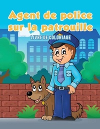Abbildung von: Agent de police sur la patrouille - Coloring Pages for Kids