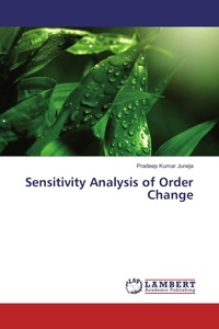 Enlarge image Cover: Sensitivity Analysis of Order Change - LAP Lambert Academic Publishing