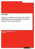 Cover: Aspectos conflictivos del derecho de libre determinacion de los pueblos. El caso de Kosovo y sus consecuencias - GRIN Verlag