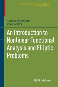 Abbildung von: An Introduction to Nonlinear Functional Analysis and Elliptic Problems - Birkhäuser