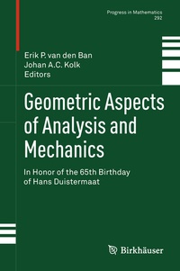 Abbildung von: Geometric Aspects of Analysis and Mechanics - Birkhauser Boston Inc