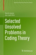 Cover: Selected Unsolved Problems in Coding Theory - Birkhauser Boston Inc