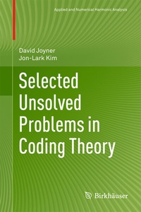 Abbildung von: Selected Unsolved Problems in Coding Theory - Birkhauser Boston Inc