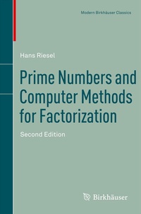 Enlarge image Cover: Prime Numbers and Computer Methods for Factorization - Birkhäuser