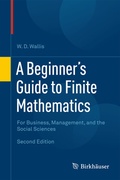 Bild: A Beginner's Guide to Finite Mathematics - Birkh&auml;user