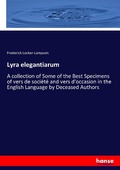 Cover: Lyra elegantiarum - Hansebooks