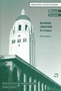 Cover: Bilingual Education - Hoover Institution Press