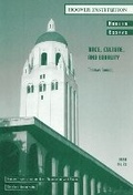 Cover: Race, Culture, and Equality - Hoover Institution Press,U.S.