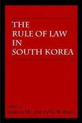 Cover: The Rule of Law in South Korea - Hoover Institution Press,U.S.